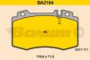 BARUM BA2184 Brake Pad Set, disc brake